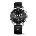 EL Chrono,Acier inox, noir, rhodié ELIROS CHRONOGRAPH