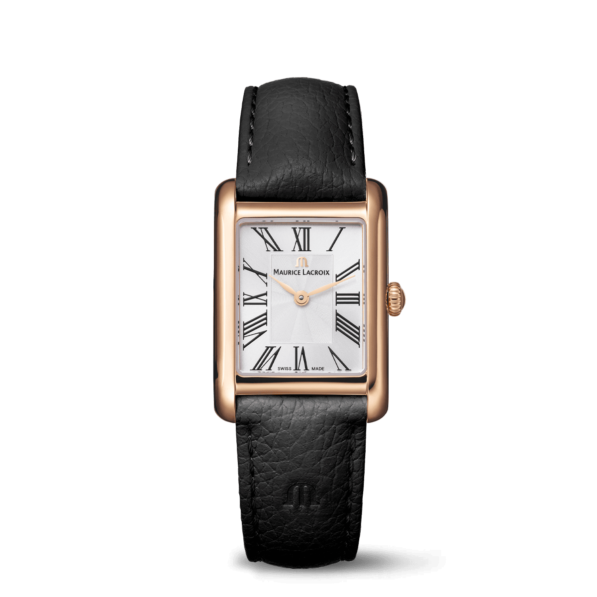 PVD 4N, silver, 12 ROMAN NUMBER black FIABA SQUARE