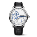 Stahl, silber, quadrat Rad Retrograde MASTERPIECE SQUARE WHEEL