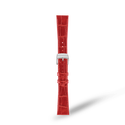 GLOSSY RED CALF LEATHER STRAP