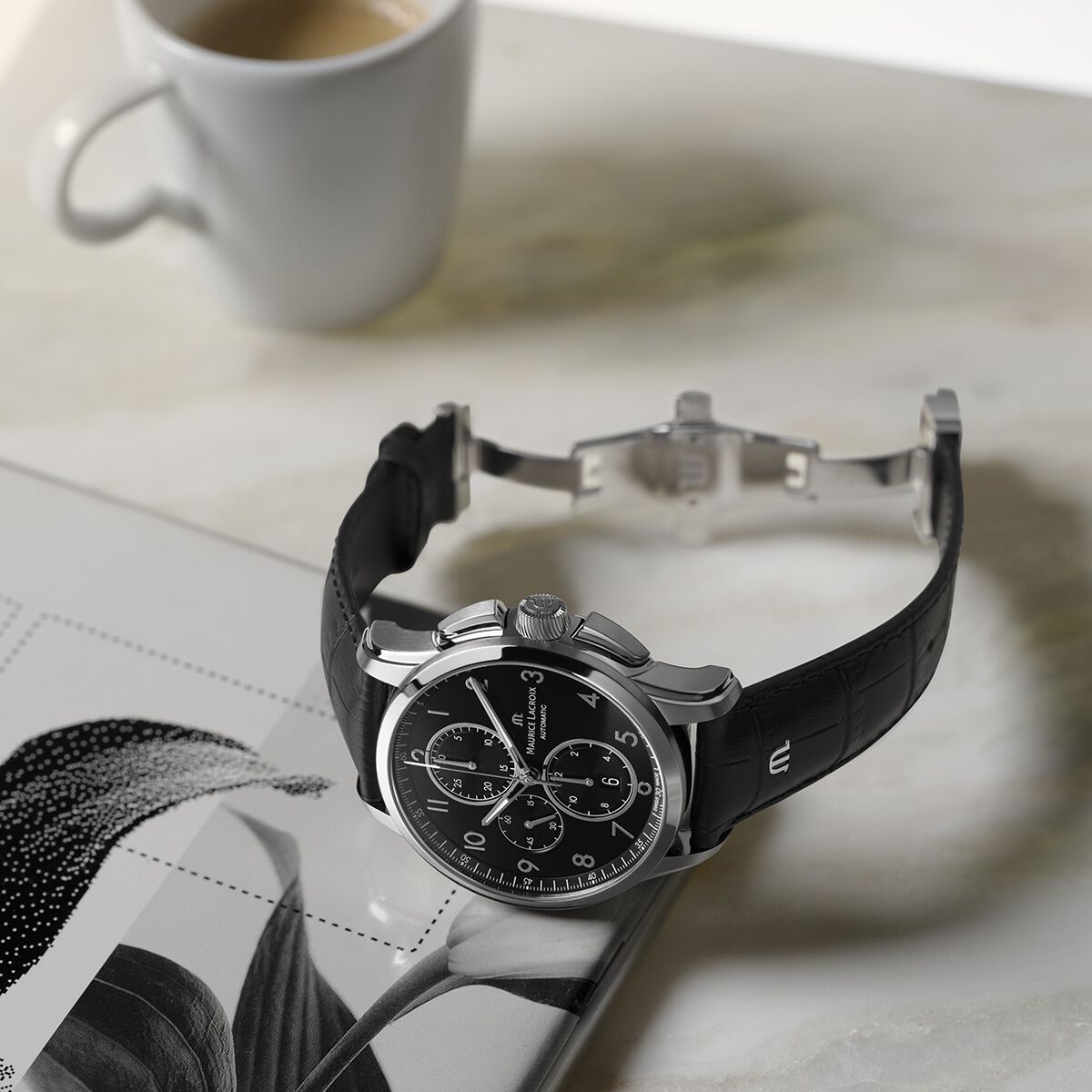 Maurice lacroix chronograph sales quartz