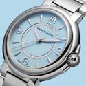 Acier, bleu, anneau Diamants, ind.rhod FIABA COLOURS EDITION