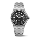 Steel/Black, black, 11 ind rhod SLN AIKON AUTOMATIC VENTURER 38MM