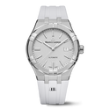 Steel, silver color, index rhodied AIKON AUTOMATIC DATE 42MM