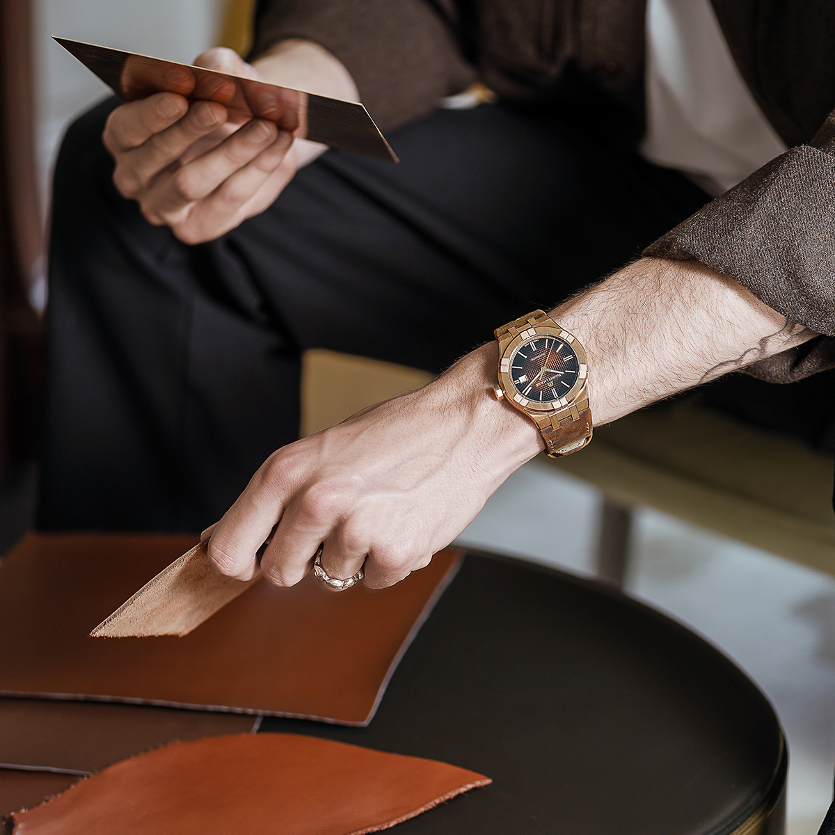 Bronze, Brown, INDEX 4N, LTD AIKON AUTOMATIC BRONZE