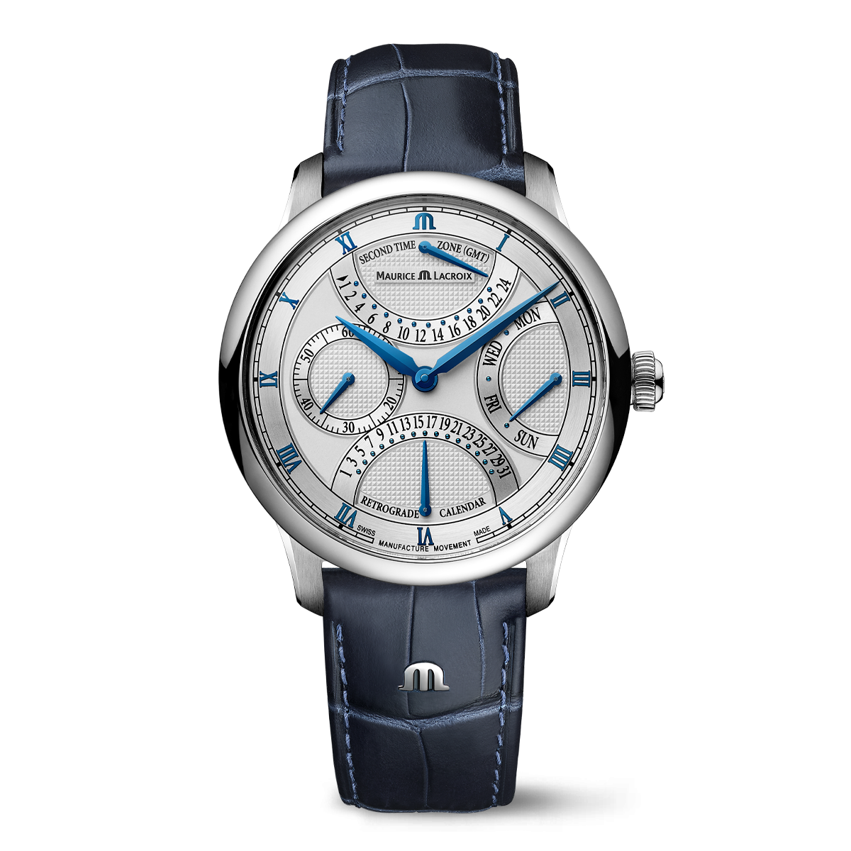 Steel, silver, triple Retrograde MASTERPIECE TRIPLE RETROGRADE