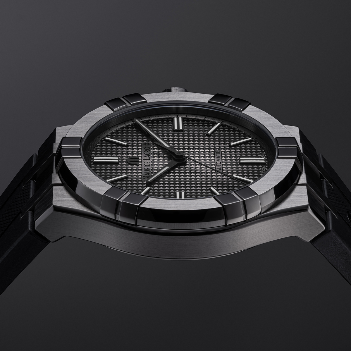 PVD gunmetal, 12 index gunmetal AIKON AUTOMATIC 42MM GUNMETAL PVD LIMITED EDITION