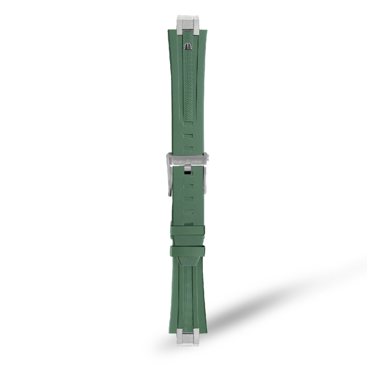 GREEN RUBBER STRAP - AIKON collection - USA | Maurice Lacroix GREEN RUBBER STRAP - AIKON collection - USA | Maurice Lacroix