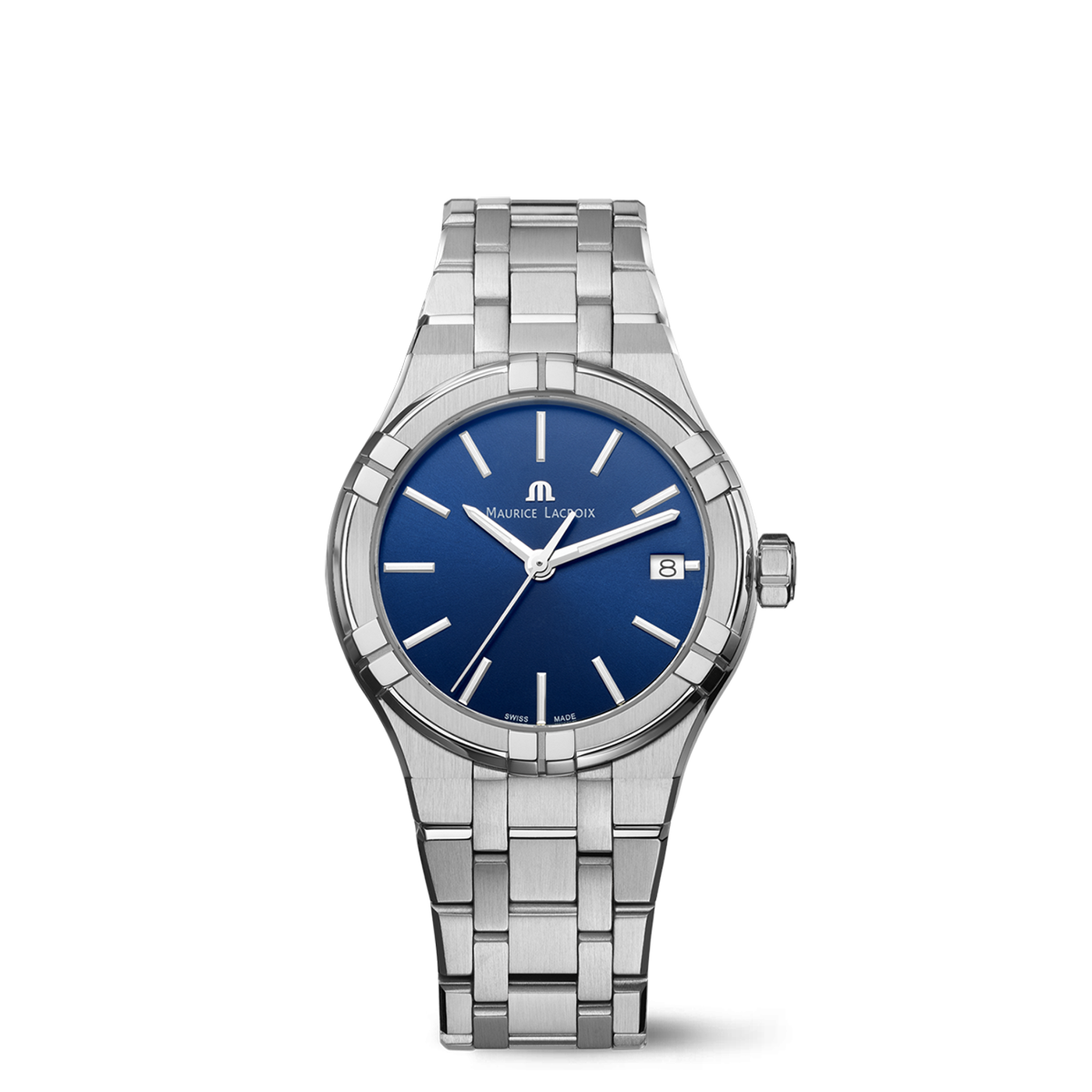 AIKON QUARTZ DATE 35MM AIKON collection USA Maurice Lacroix