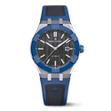 STEEL/ceramic Blue,Carbon black ind.RHO AIKONIC AUTOMATIC 43MM