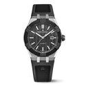 STEEL/ceramic BLACK,Carbon black ind.RHO AIKONIC AUTOMATIC 43MM