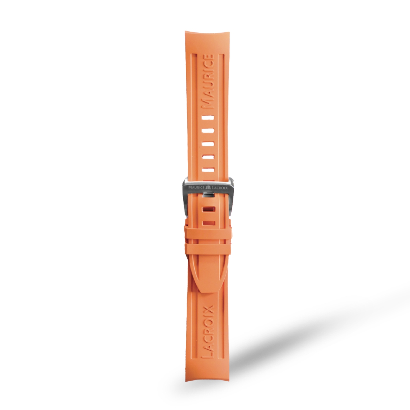 橙色橡膠錶帶