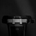 STEEL/ceramic BLACK,Carbon black ind.RHO AIKONIC AUTOMATIC 43MM