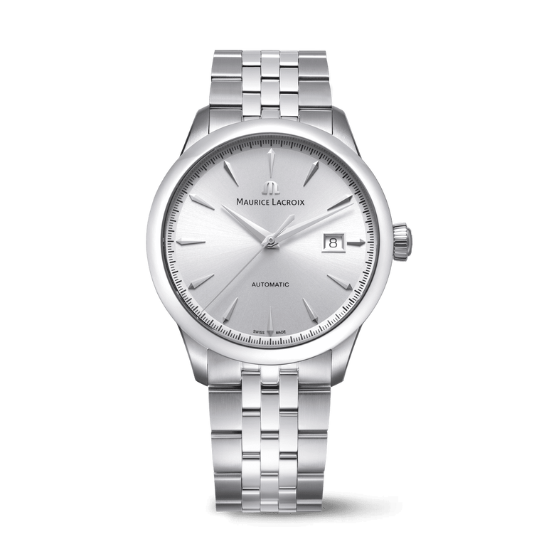 Steel, Silver, index rhodied 1975 AUTOMATIC 40MM