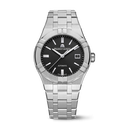 Acier, noir, Clou de Paris, ind.rhod. AIKON AUTOMATIC DATE 39MM