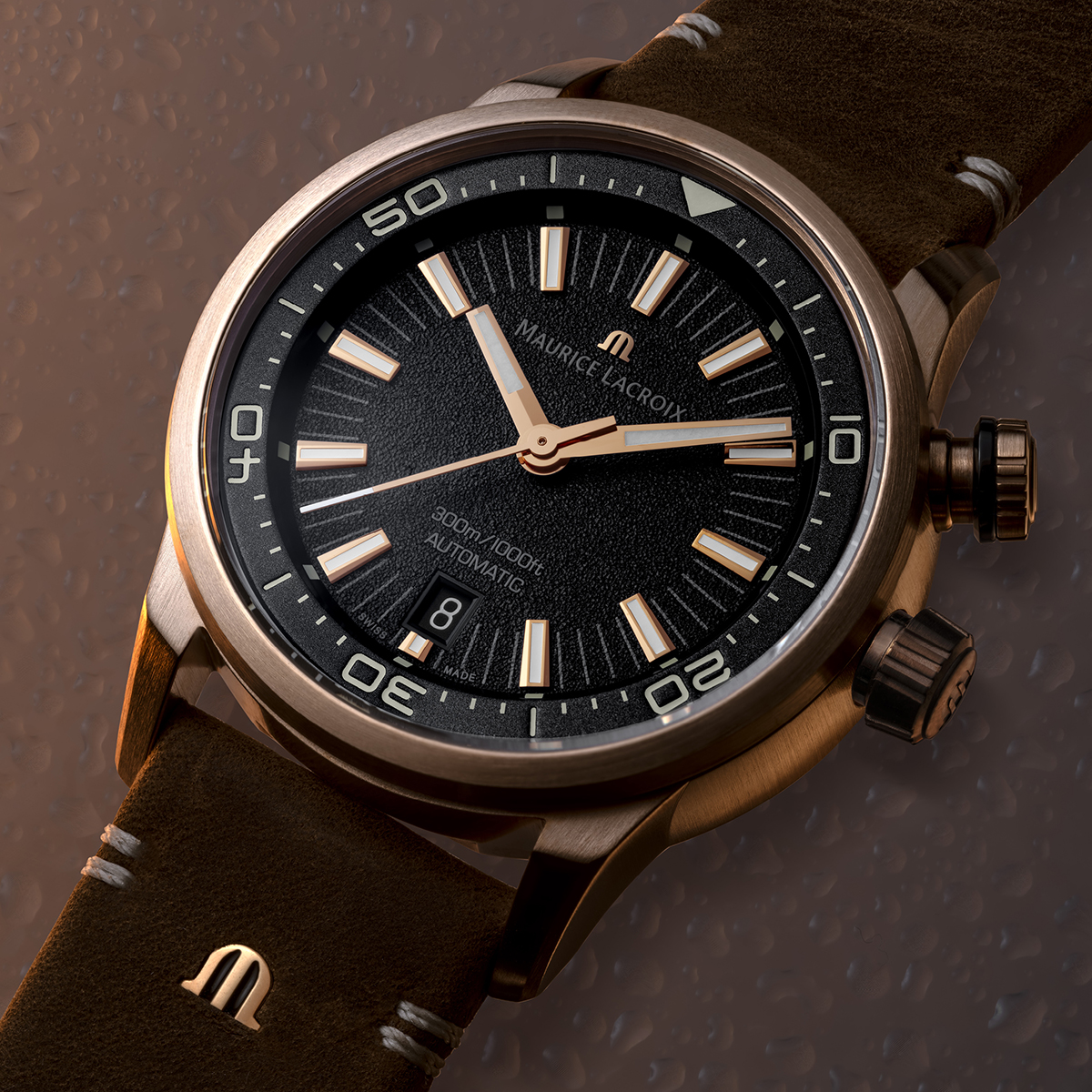BRONZE, RING 2H Black, Black,IND.4N PONTOS S DIVER