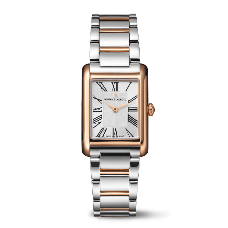 BICO SS/PVD4N,silver,12 ROM.NUMBER black FIABA SQUARE