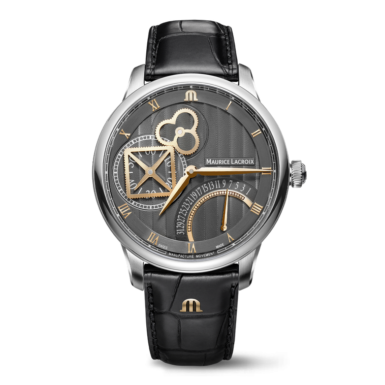 Steel, anthr., Square wheel Retrograde MASTERPIECE SQUARE WHEEL