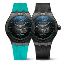 AIKON AUTOMATIC SKELETON 45MM LABEL NOIR