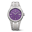 titanium, purple P2613C, index rhodied AIKON AUTOMATIC TITANIUM