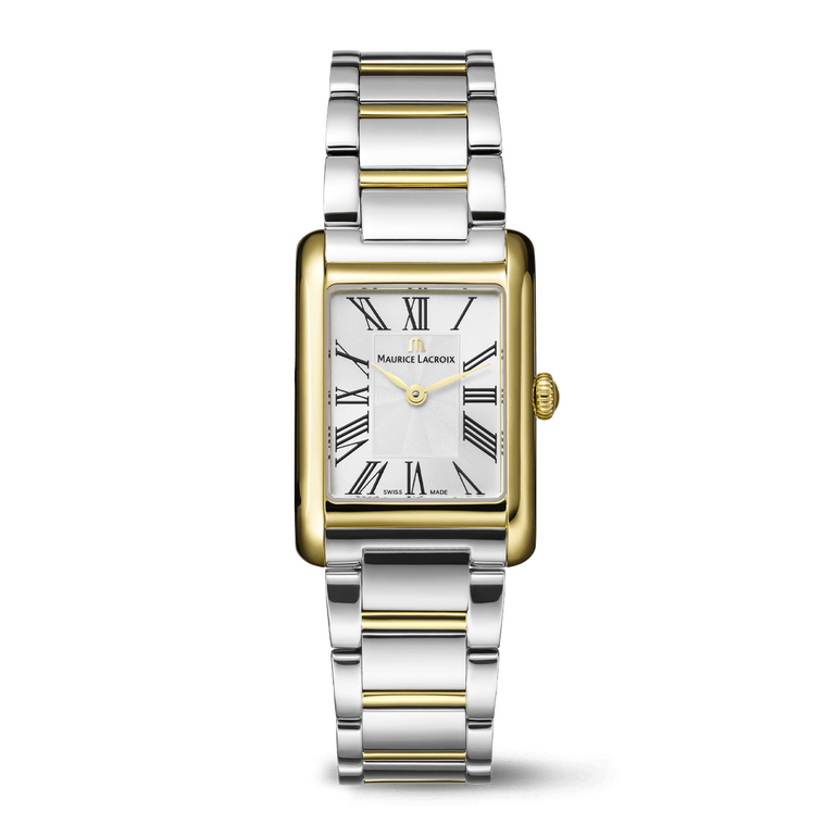 BICO SS/PVD2N,silver,12 ROM.NUMBER black FIABA SQUARE