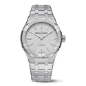 Steel, silver color, index rhodied AIKON AUTOMATIC DATE 42MM