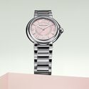 Stahl, rosa, Diamantring, ind.rhod FIABA COLOURS EDITION
