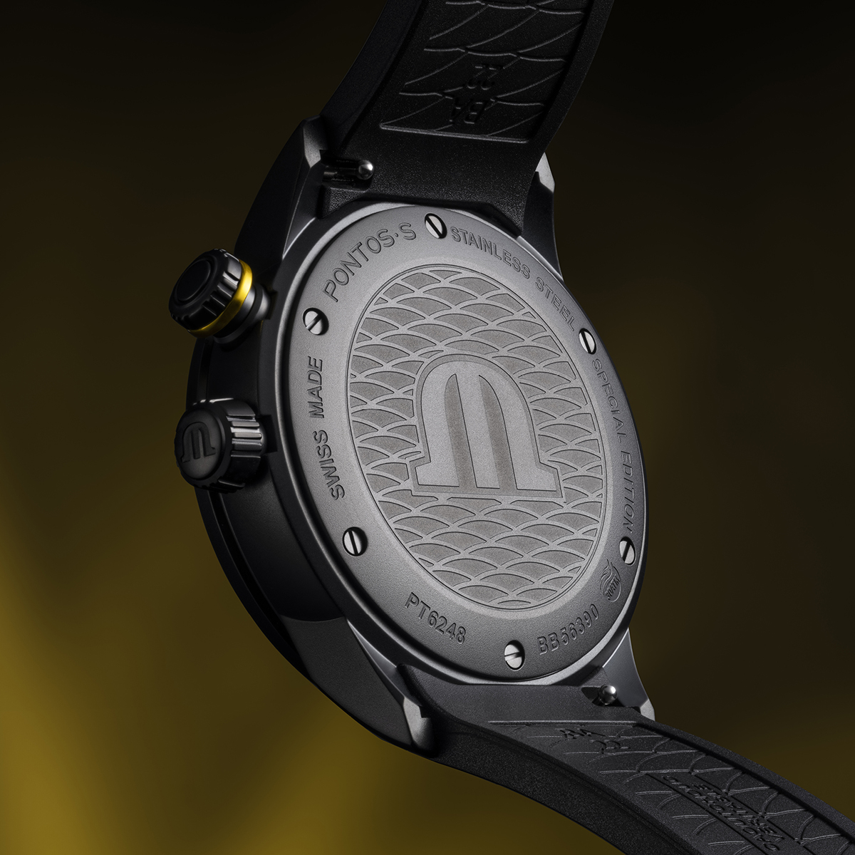 DLC BLACK,RING 2H YELLOW,BLACK,RHOD PONTOS S DIVER