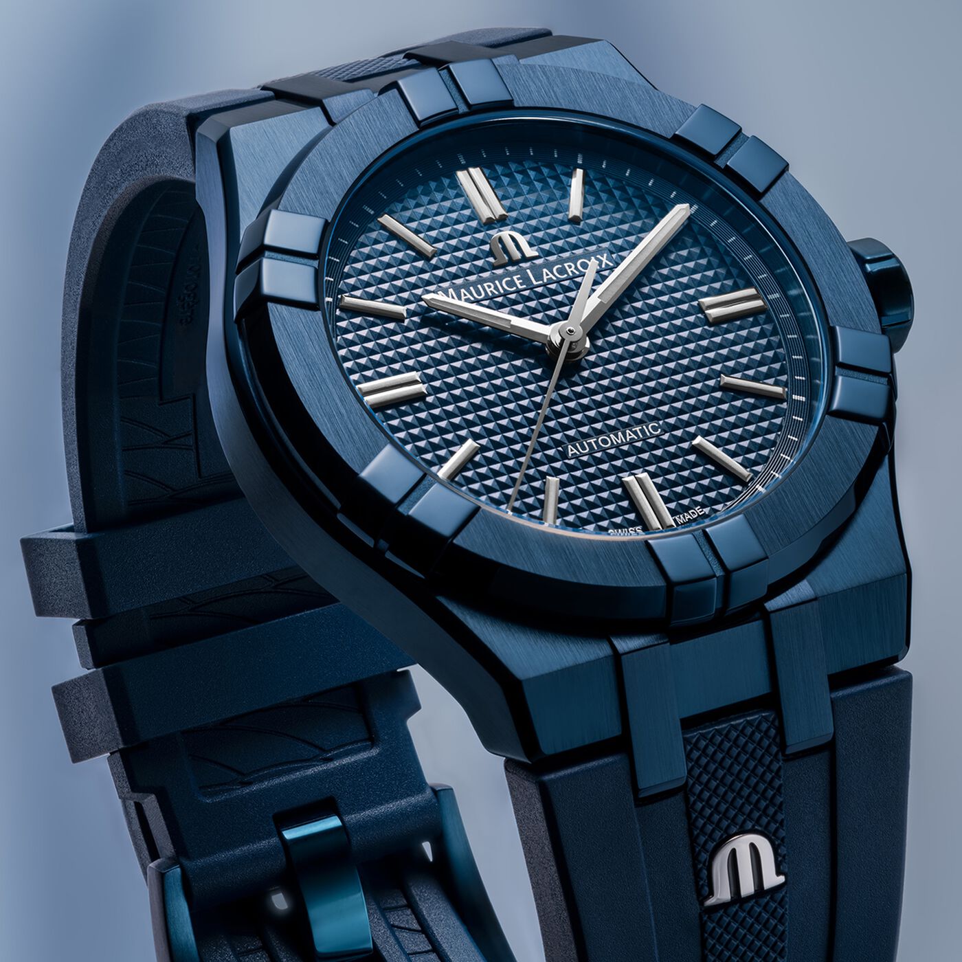 AIKON AUTOMATIC 39MM BLUE PVD LIMITED EDITION