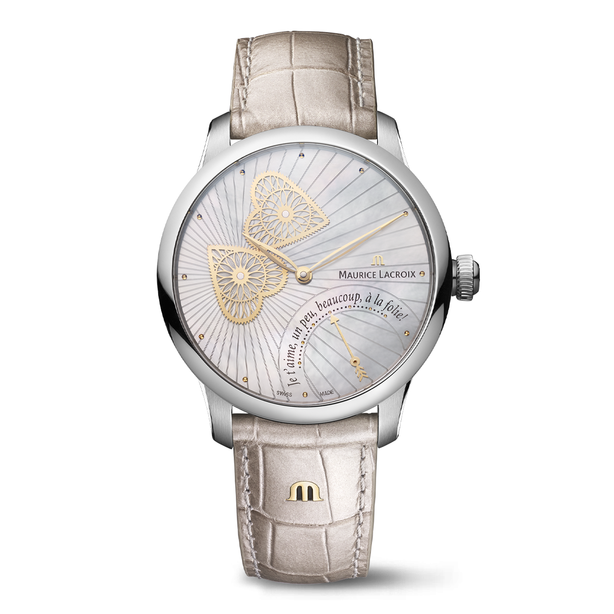 Steel, white MOP, Embrace MASTERPIECE EMBRACE