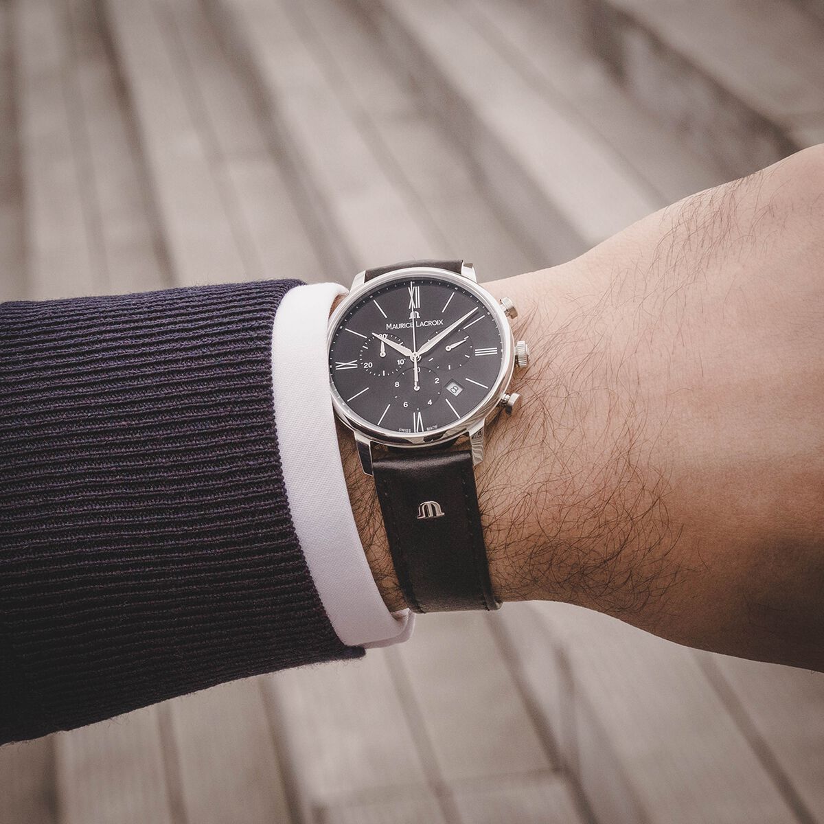 Maurice lacroix eliros deals chronograph
