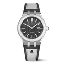 STEEL/ceramic white,Carbon black ind.RHO AIKONIC AUTOMATIC 43MM