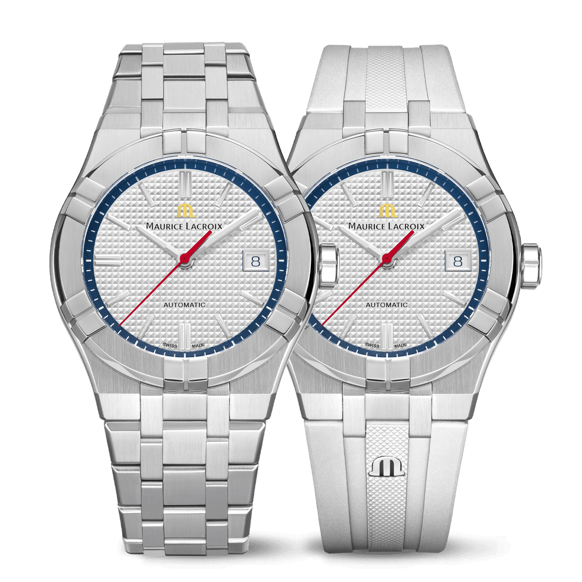 Steel, SILVER, index rhodied AIKON AUTOMATIC 39MM POND REVIEW EDITION