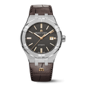 Steel, anthracite, index pink 4N AIKON AUTOMATIC DATE 42MM