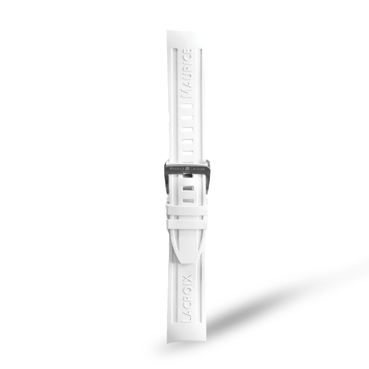 BRACELET EN CAOUTCHOUC BLANC