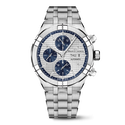 Stahl, silber/blaufarbe, rhodium AIKON AUTOMATIC CHRONOGRAPH