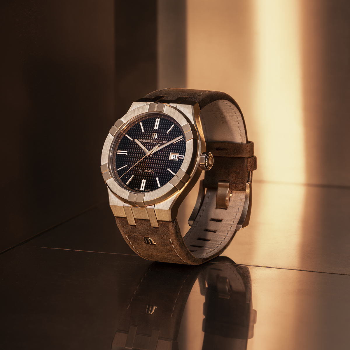 Bronze, Brown, INDEX 4N, LTD AIKON AUTOMATIC BRONZE