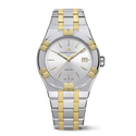 BICO SS/PVD 2N, argenté, index 2N AIKON QUARTZ 40MM DUOTONE