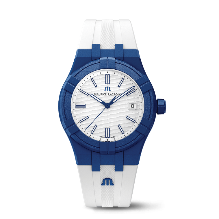 Maurice lacroix aikon rubber strap on sale