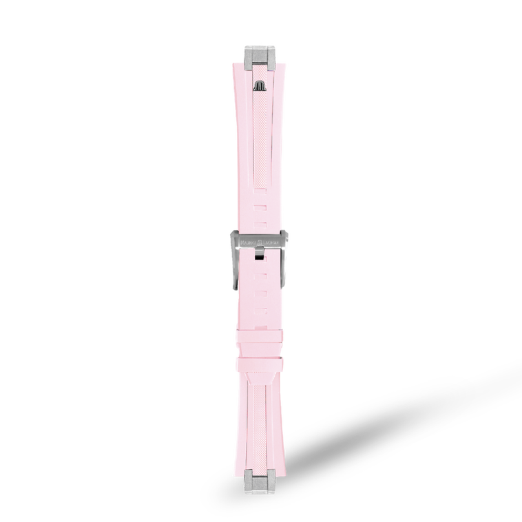 AI6007-KIT-Caout. rose P3568U, 24/18 BRACELET EN CAOUTCHOUC ROSE