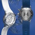 STEEL,RING 2H BLU P295C,WHITE,RHOD. PONTOS S DIVER