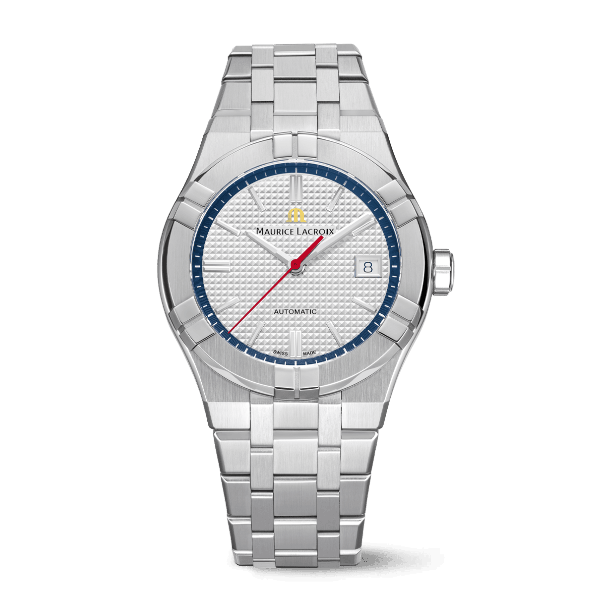 Steel, SILVER, index rhodied AIKON AUTOMATIC 39MM POND REVIEW EDITION