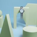 Steel, BLUE, DIA RING, ind.rhod FIABA COLOURS EDITION