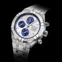Stahl, silber/blaufarbe, rhodium AIKON AUTOMATIC CHRONOGRAPH