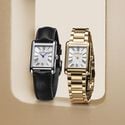 PVD 2N, silver, 12 ROMAN NUMBER black FIABA SQUARE