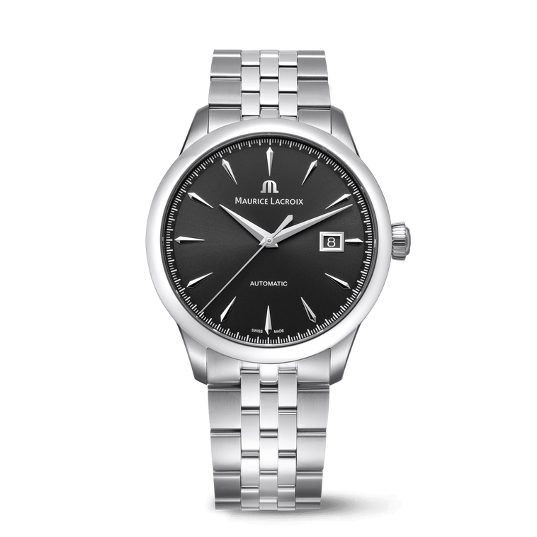 Stahl, schwarz, Index rhodium 1975 AUTOMATIC 40MM