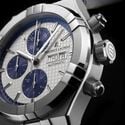 Stahl, silber/blaufarbe, rhodium AIKON AUTOMATIC CHRONOGRAPH