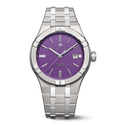 titanium, purple P2613C, index rhodied AIKON AUTOMATIC TITANIUM