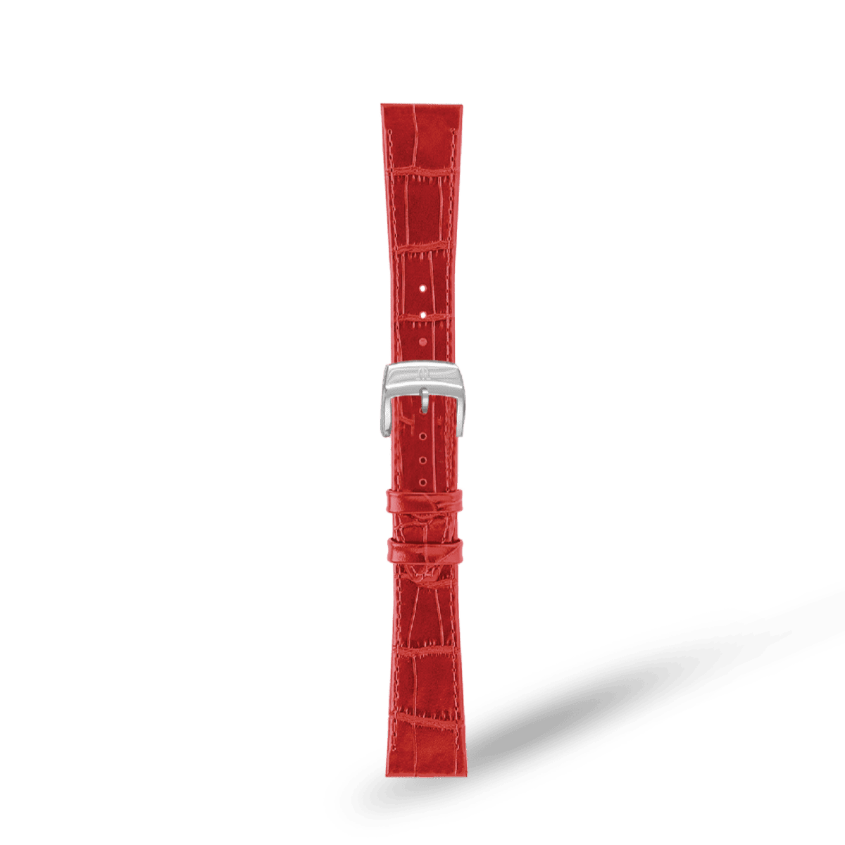GLOSSY RED CALF LEATHER STRAP