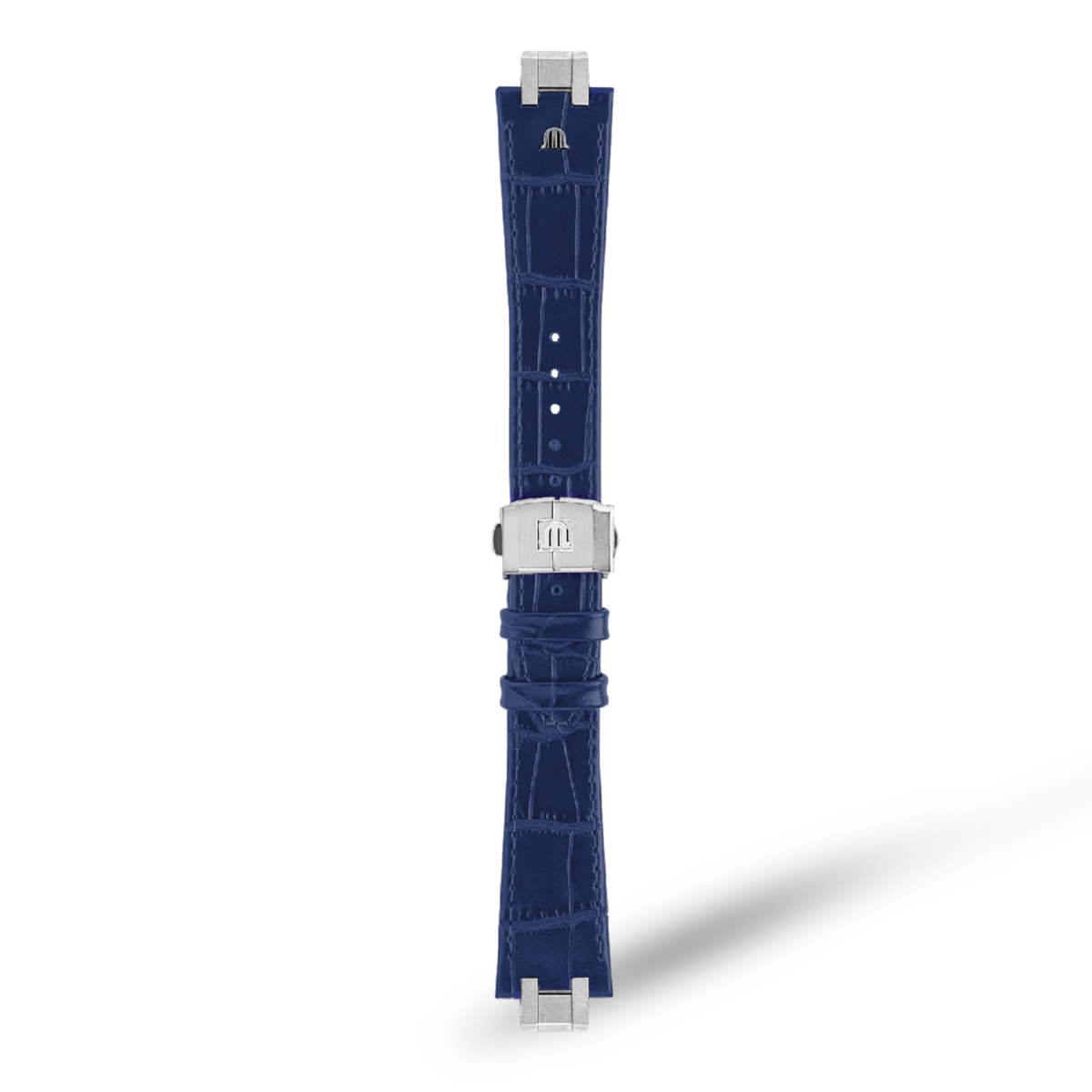 いいネット通販 - 全国送料無料でお届けします collection AIKON - STRAP LEATHER CALF BLUE - Asia E. 時計